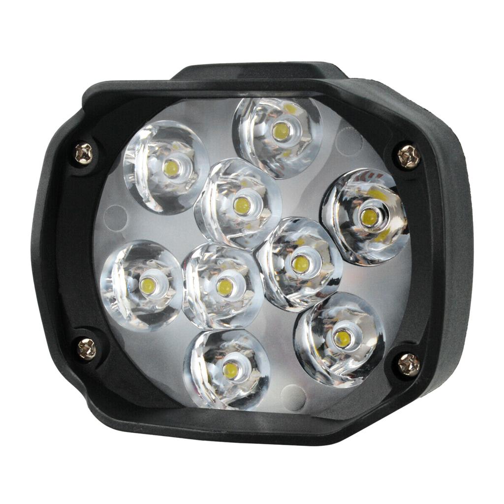2Pcs Motorcycle Leds External Light 6000K IP68 Waterproof Electric Vehicle Scooter Headlight Driving Fog Lamp