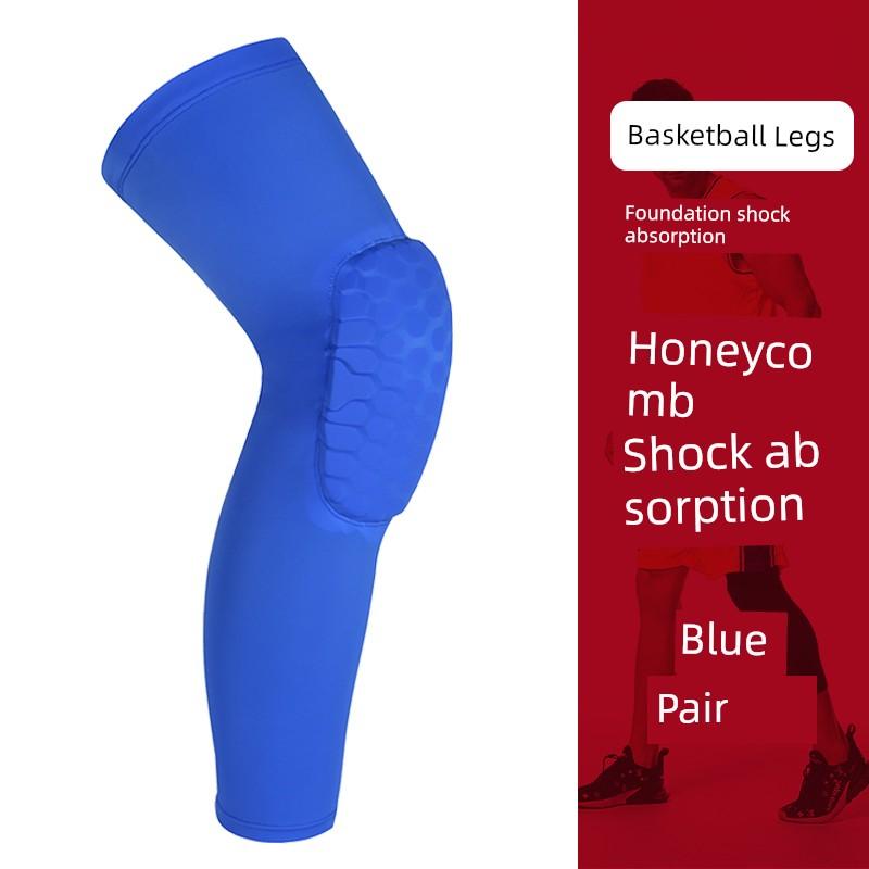 Basketball Honeycomb Anti-Collision Knee Cover Men's Professional Thin Long Protective Leggings Men's and Women's Sports Equipment Menisci Protective