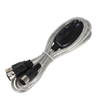 USB INOUT MIDI Кабель-конвертер Компьютер ПК к Музыкальной Клавиатуре Адаптер Шнур