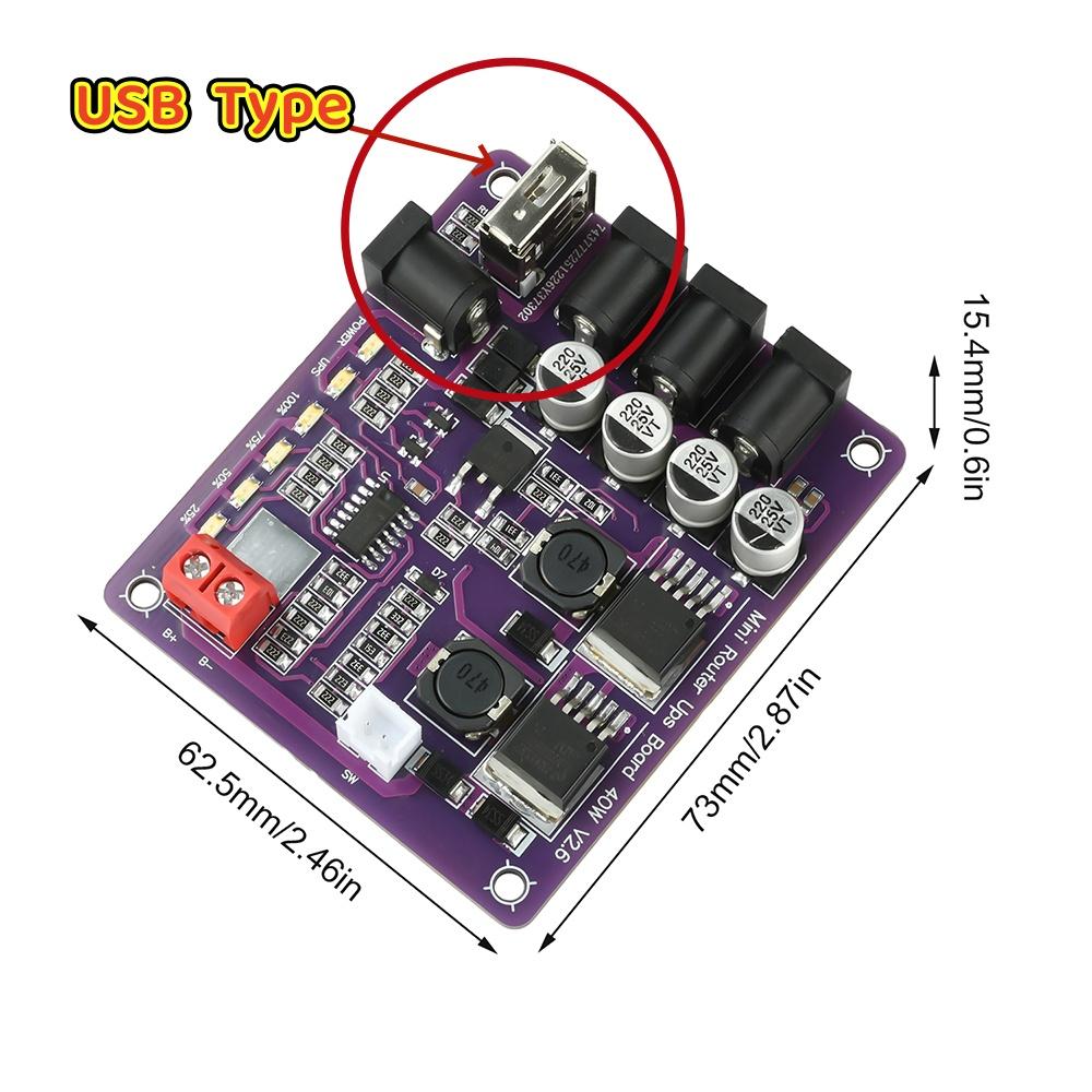 CA-111S 11W Mini Router UPS Borad DC 11.6V to 11.1V Step-Up Down Board Buck Converter Power Supply