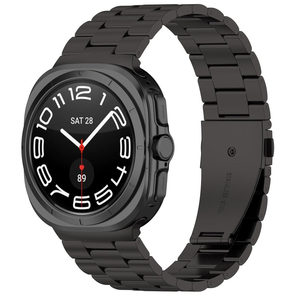 Металлический ремешок из нержавеющей стали для Samsung Galaxy Watch 7 Ultra 47 мм, без зазоров, ремешок для часов, браслет для смарт-часов, ремешок для Watch7 Ultra