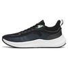 Mars Foam Shock Absorbing Non-Slip Wear-Resistant Low-Top Running Shoes Men Sneaker Black Green 112315585-3