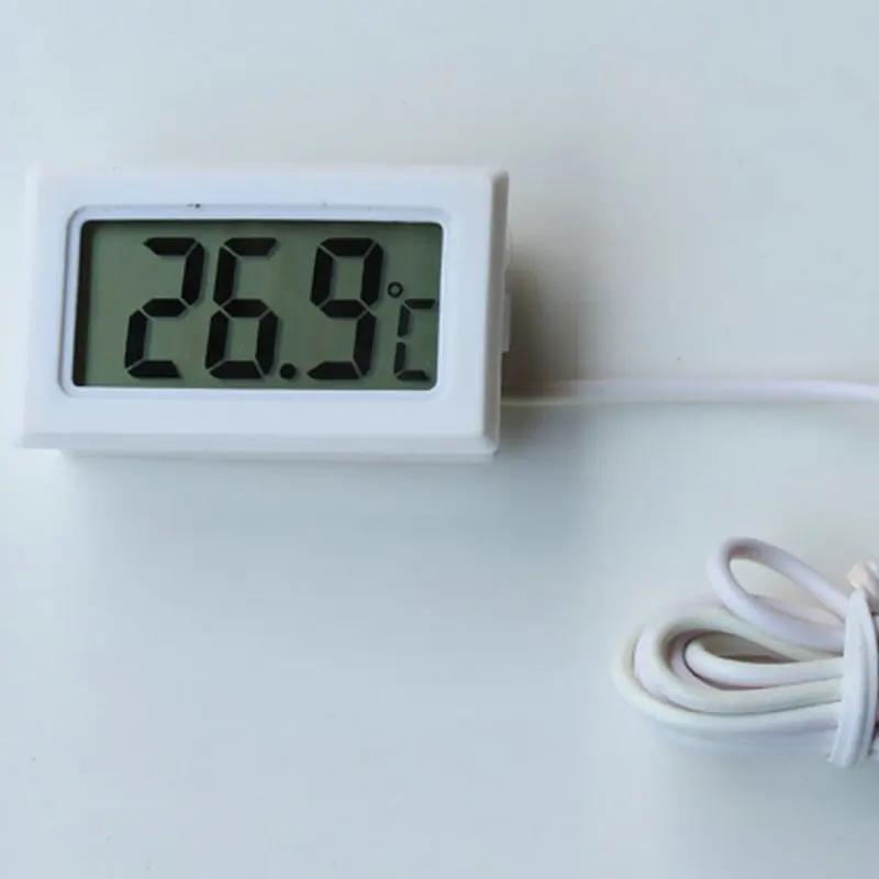 Автомобильный цифровой термометр Мини ЖК-дисплей Температура В помещении На улице Тестер температуры аквариума Монитор Встроенный датчик температуры