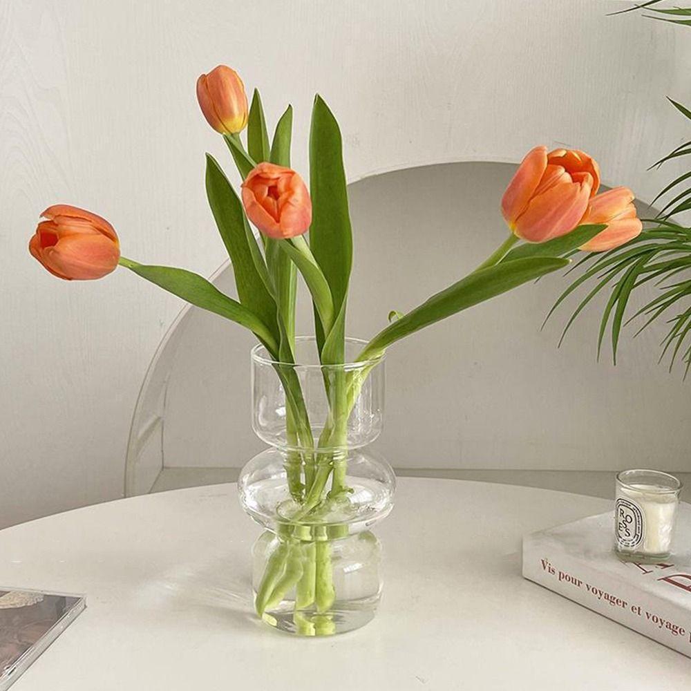 Ornament Terrarium Plant Hydroponics Glass Flower Vase Flower Bottle Decorative Vase