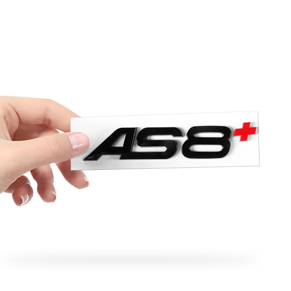 3D Алюминий Для s1 AS3 AS4 AS5 AS6 AS7 AS8 AS3+ AS4+ AS5+ AS6+ AS7+ AS8+ Буквы Эмблема Задняя Крышка Багажника Автомобиля Декорация Логотип Наклейка