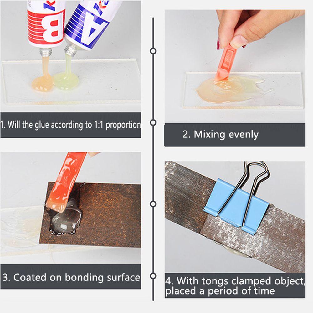 Portable Clear Liquid Quick-Drying Multifunction Strong Adhesives Repair Tools Epoxy Resin AB Glue