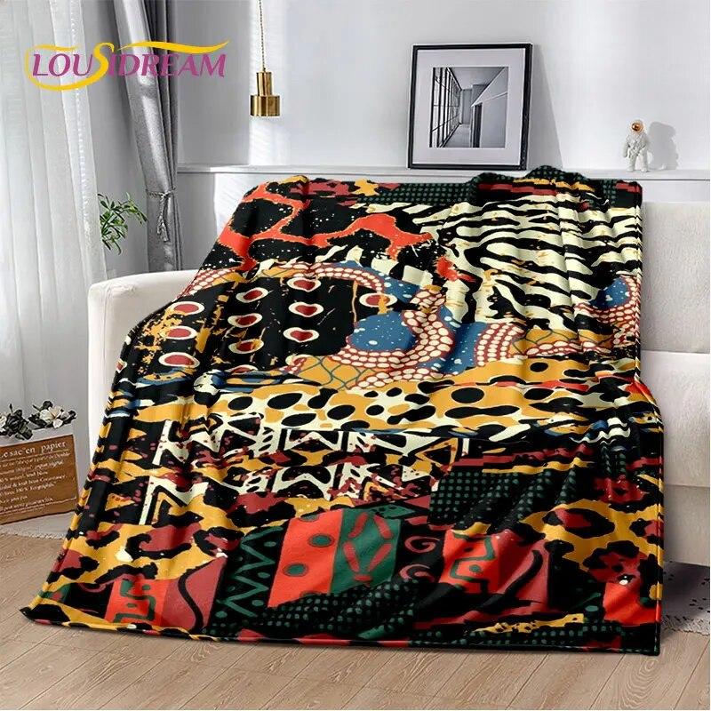 Nordic Bohemia Persia Series Soft Plush Blanket,Flannel Blanket Throw Blanket for Living Room Bedroom Bed Sofa Picnic Leisure