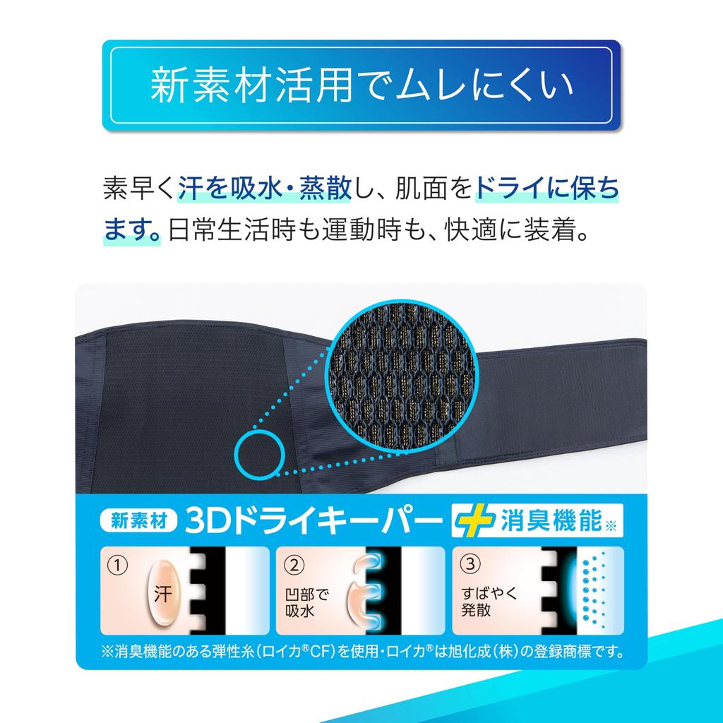 Media Aid Waist Supporter Firmly Guard Waist Standard Plus LL Black Medical Производитель Nippon Sigmax Unisex Corset Повседневная жизнь Работа Спорт [Официальный
