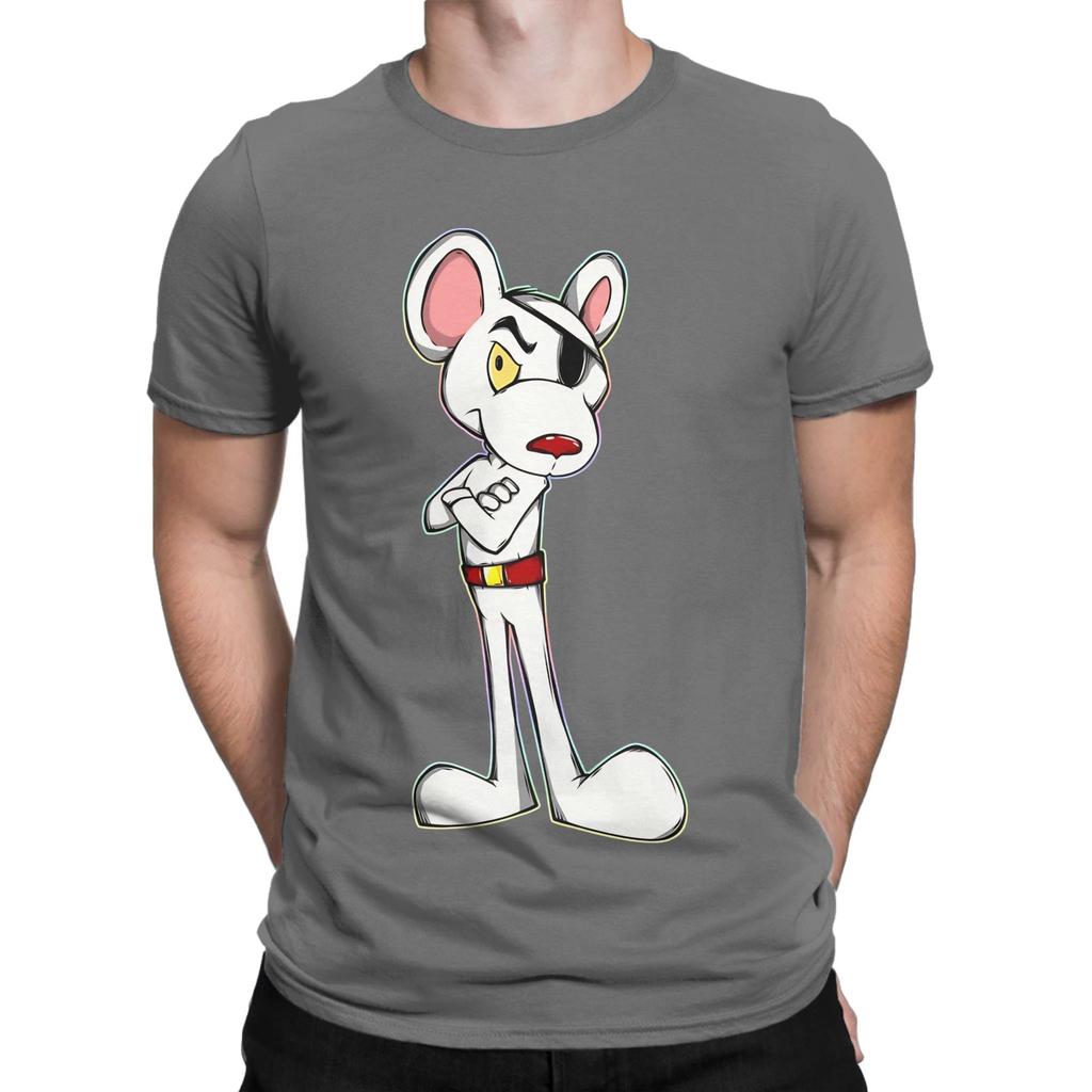 Mouse Of Danger Funny 100 Cotton TShirt Danger Mouse Tees Tops For Unisex