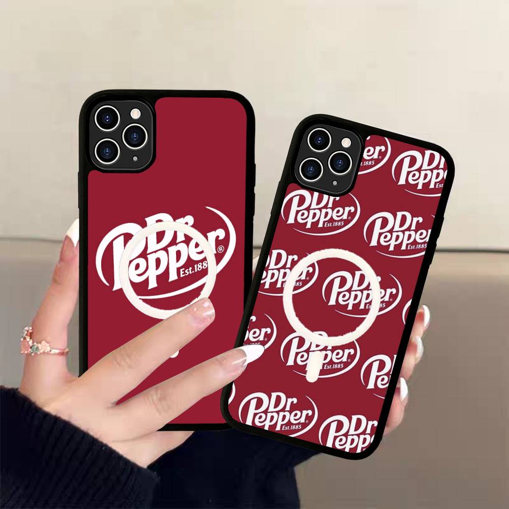 Бренд газированного напитка Dr Pepper Для IPhone 17 Air 16 E 15 14 13 12 11 Pro Max Plus ПК Ударопрочный ТПУ Чехол Для Magsafe Чехол для Телефона