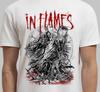 In Flames Европейский тур 2025 Мерч Конец Времени футболка с коротким рукавом белая KV37930 Унисекс Футболка