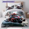 Spider-Man Superhero Series Bedroom Three-Piece Duvet Cover Bedding Set (1*Duvet Cover + 2*Pillowcase, Without Core)