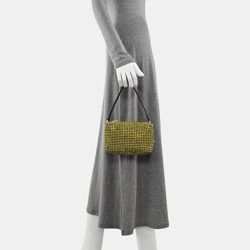 [Pre-Owned] Heirloom Bag With Engraved Contrasting Brand Logo And Rhinestone Decoration - Excellent #1RPB66B