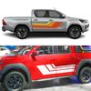 2 шт. наклейки для оформления боковой двери пикапа для Toyota Hilux SR5 SR GR AN10 AN20 AN30 2005 ПВХ виниловые наклейки автомобильные аксессуары