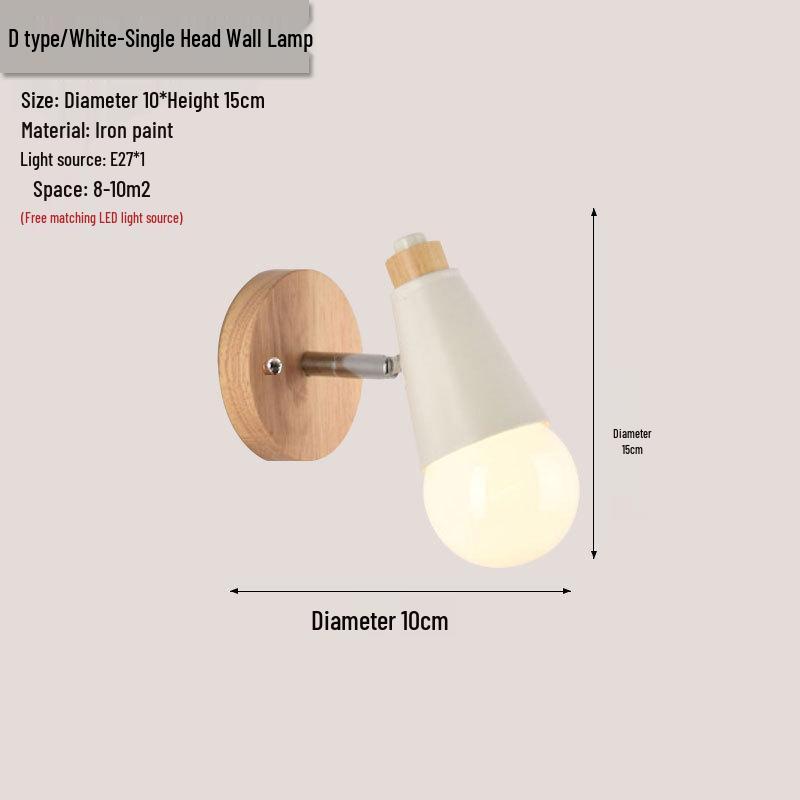 Современный скандинавский настенный светильник: Стильное освещение для спальни, гостиной, бара или лестницы