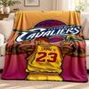 Cleveland Cavaliers Blanket Flannel Blanket Soft Cozy Plush Throw for Sofa Bed Lightweight Home Decoration Outdoor Camping