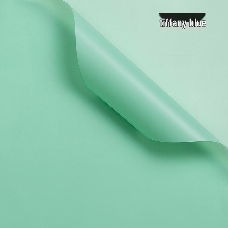 Полупрозрачная Водонепроницаемая Матовая Бумага для Букетов Флориста - Корейская Однотонная Упаковка для Цветов