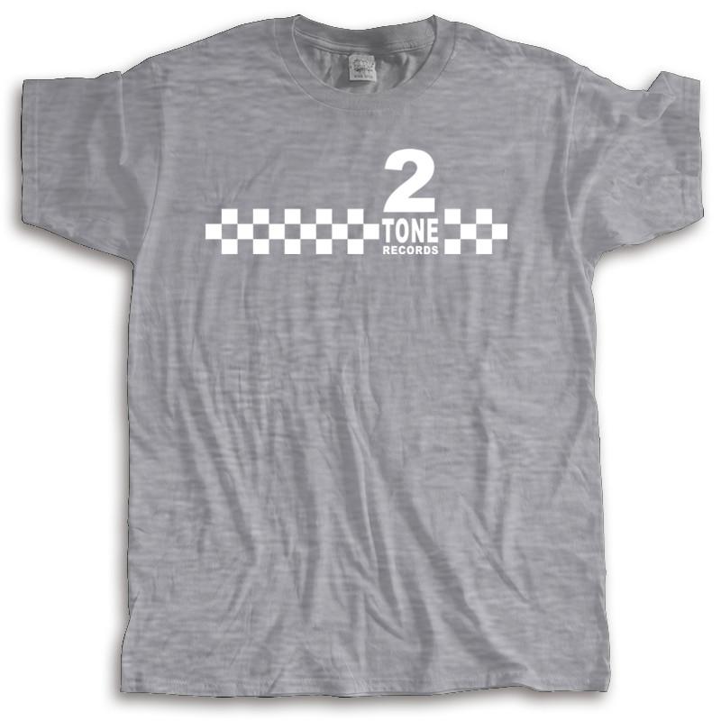 New T Shirt Black Tops for Men 2 Tone Records TShirt - Mens Ska Music Reggae Men Tshirt Fashion Tee-shirt Male Summer Tops
