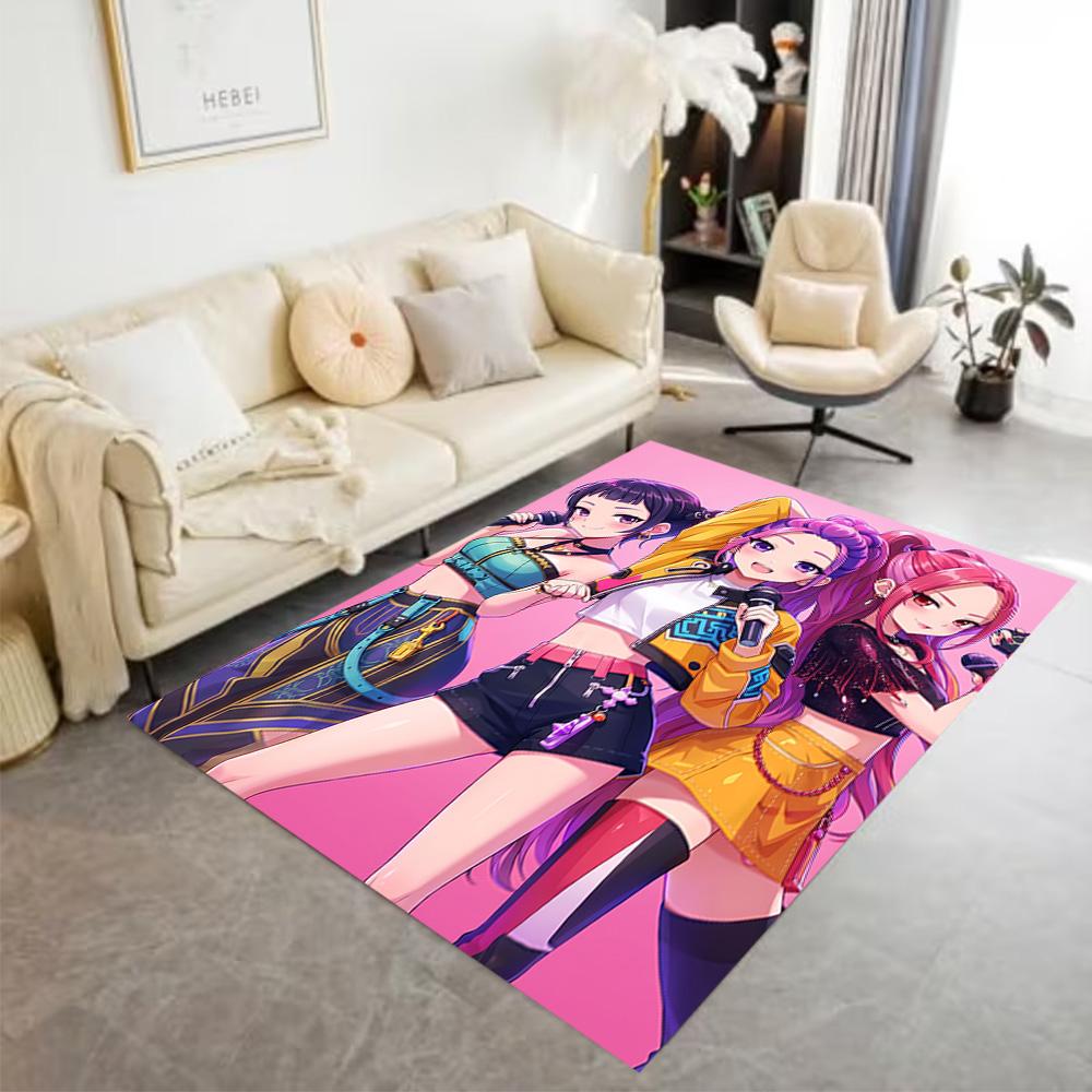 Colorful Friends Party Floor Rug Office Rug Suitable for Outdoor Kitchen Playrooms Game Room Anti-slip Rug Decorate Offices
