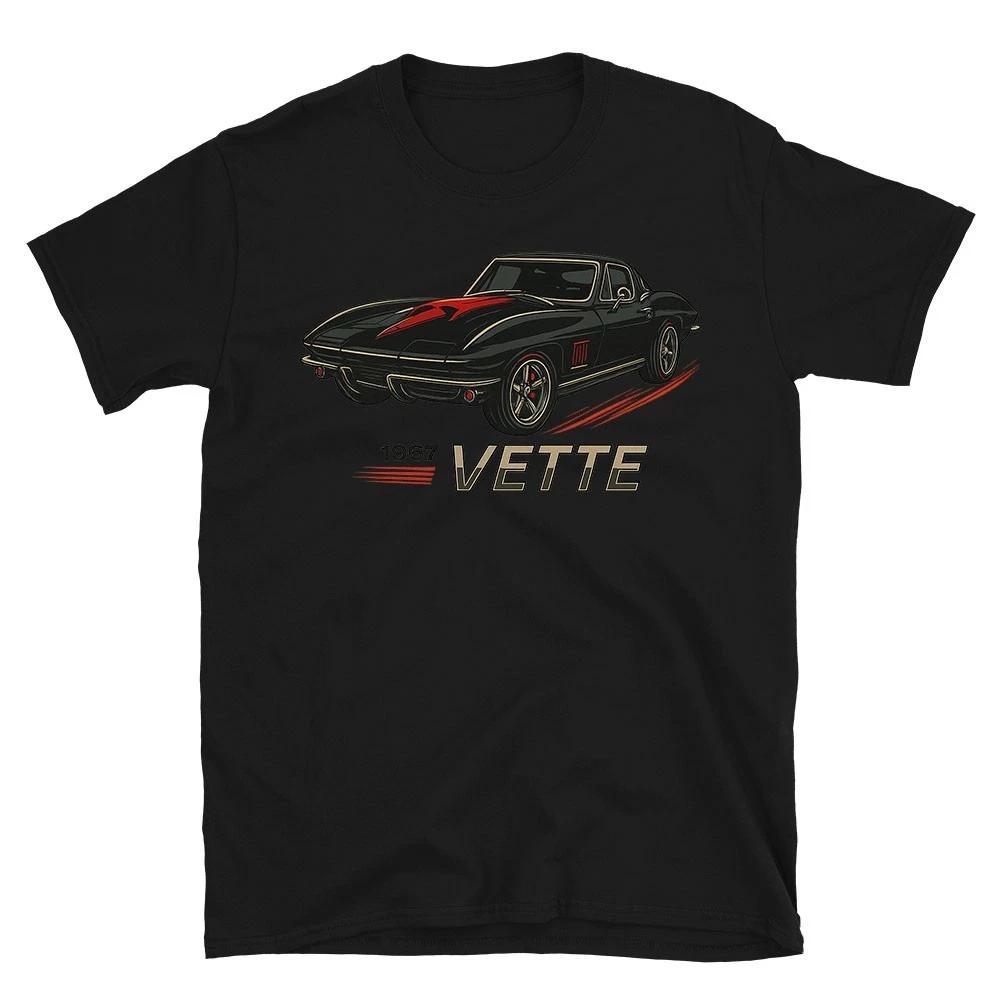 1967 Stingray C2 Classic Car T-Shirt Vintage Muscle Auto Tee Gift for Men