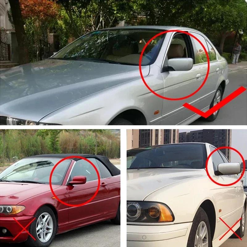 Крышки зеркал заднего вида в стиле M4, боковые крышки зеркал для BMW E46 E39 Sedan Touring 1998 1999 2000-2005 51168238375 51168238376