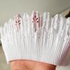 1/2Yard Dress Pleated Polyester Clothing Accessories Lace DIY Hollow Fabric Double Layer Trim Collar