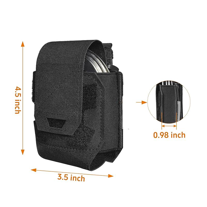 Handcuffs Pouch Molle Shackles Case Universal Handcuffs Holster Quick Release Standard Chain Cuffs Holder For Tactical Vest