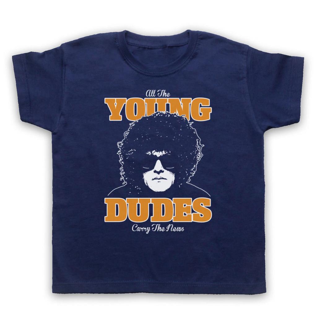 ALL THE YOUNG DUDES MOTT THE HOOPLE НЕОФИЦИАЛЬНАЯ РОК-ДЕТСКАЯ ДЕТСКАЯ футболка