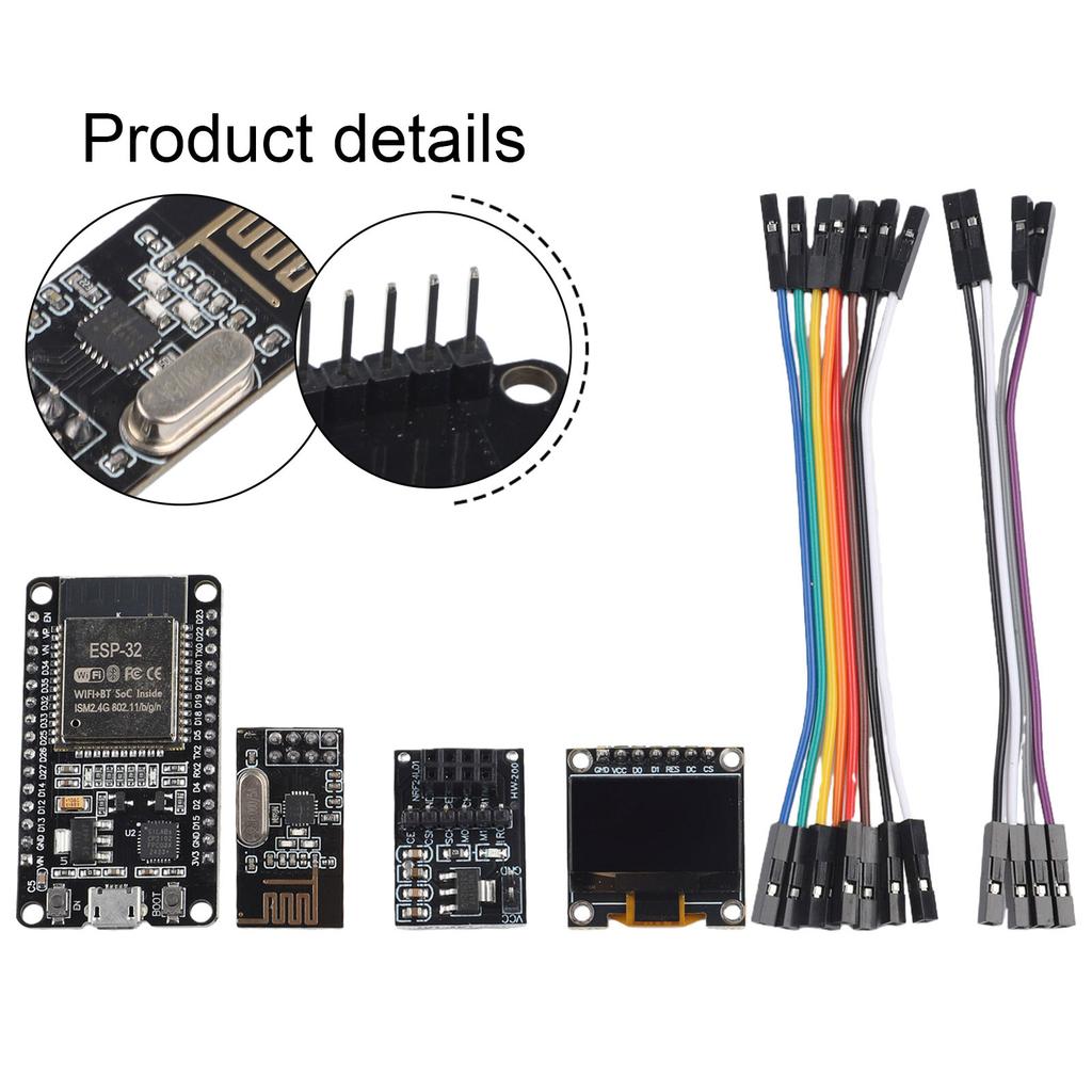 ESP321 NRF24L01 Кабельный Модуль Дисплея Для Hoymiles DIY Комплект/набор Разъем Компоненты Монитора Солнечных Модулей Солнечные Источники Питания Домашние Инструменты