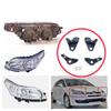 BHL5+BHL6 Headlight Holder Mount Repair Bracket Tab Set Left Right Side for Citroen C4 MK1 LC Coupe MK1 THE 2004-2010 621283 621284