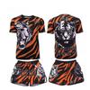 MMA Short Sleeve Set Men Women UFC Training Breathable Quick Dry Fighting Wear