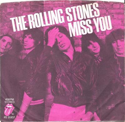 7-дюймовая пластинка ROLLING STONES - Miss You RS19307 Rolling Stones 1978 США Рок Б/У
