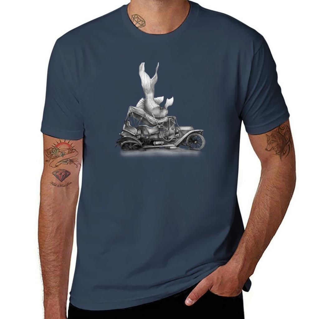 In which a goldfish spoils an outing TShirt Mechanic Work Tee Shirt