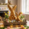 3D Printed Rabbit Figurine Modern Minimalist Easter Rabbit Bust Easter Decorations  Home Decor