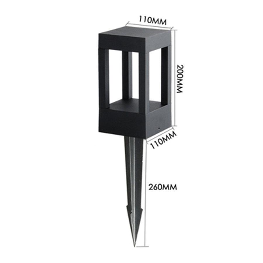 10 Вт водонепроницаемый светодиодный светильник для садовой дорожки, современный алюминиевый столбчатый светильник для наружного двора, виллы, ландшафтного газона, светильник