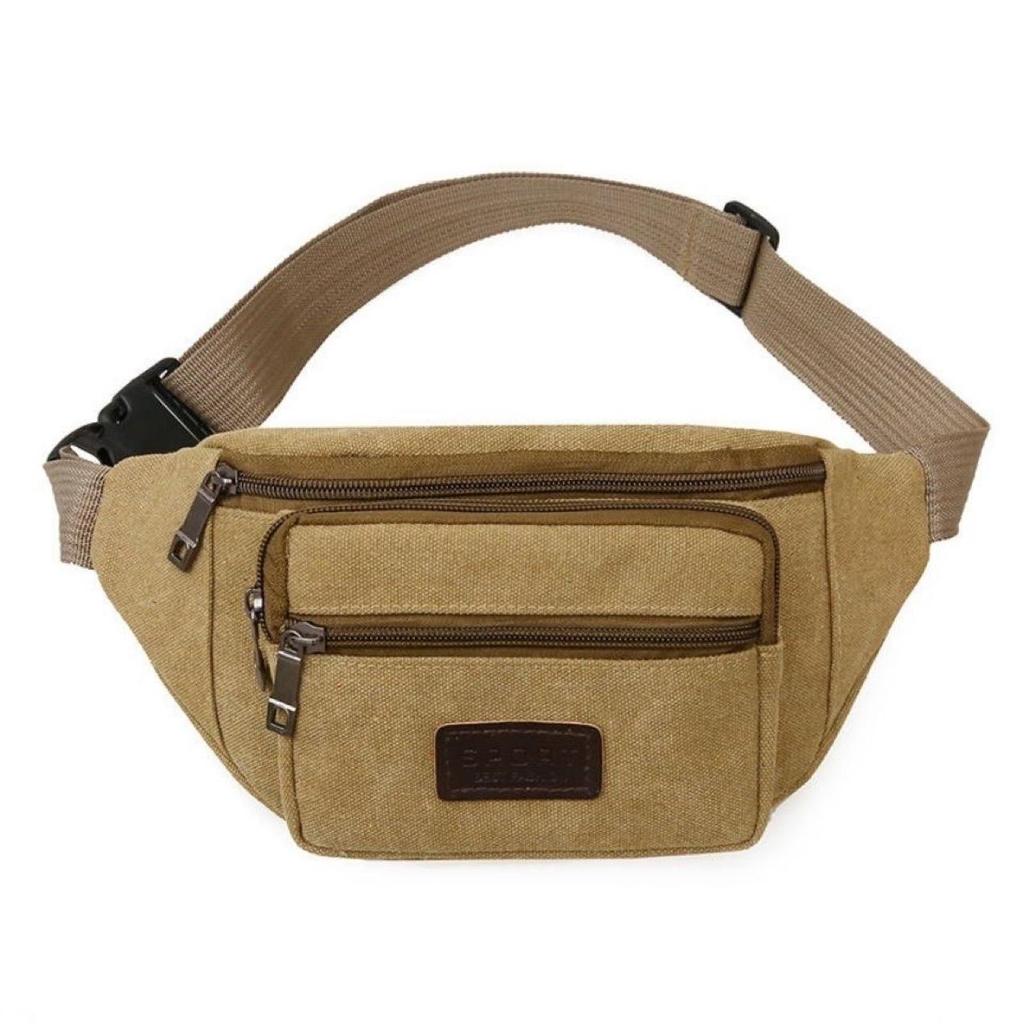 Корейская холщовая утолщенная поясная сумка и кошелек для мобильного телефона