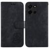 Для Motorola Moto G Power (2025) Кожаный противоударный чехол-кошелек с тиснением в виде тигра для телефона