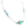 [D0926] - Designer Necklace 'Sole Mio' Turquoise