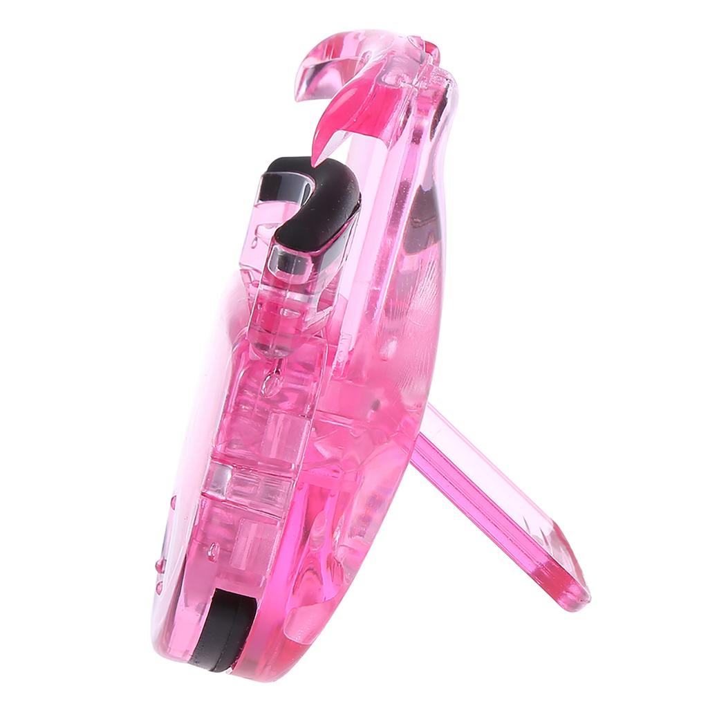 Mini Portable Eyelash Curler Clip with Rubber Eyelash Natural Curling Clip Cosmetic Tools Pink