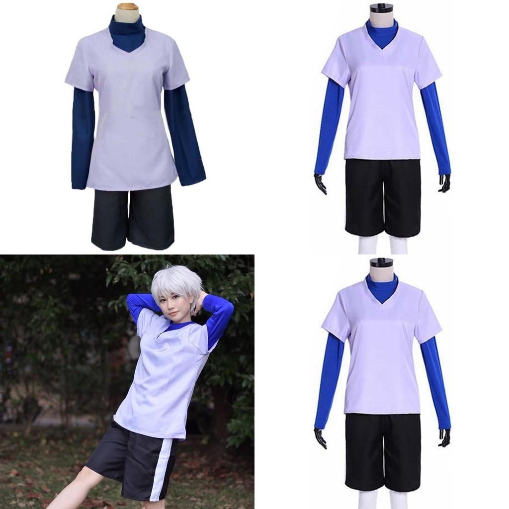 Оригинальный аниме Костюм для косплея Hunterhunter Киллуа Золдика Униформа Костюм Полный комплект