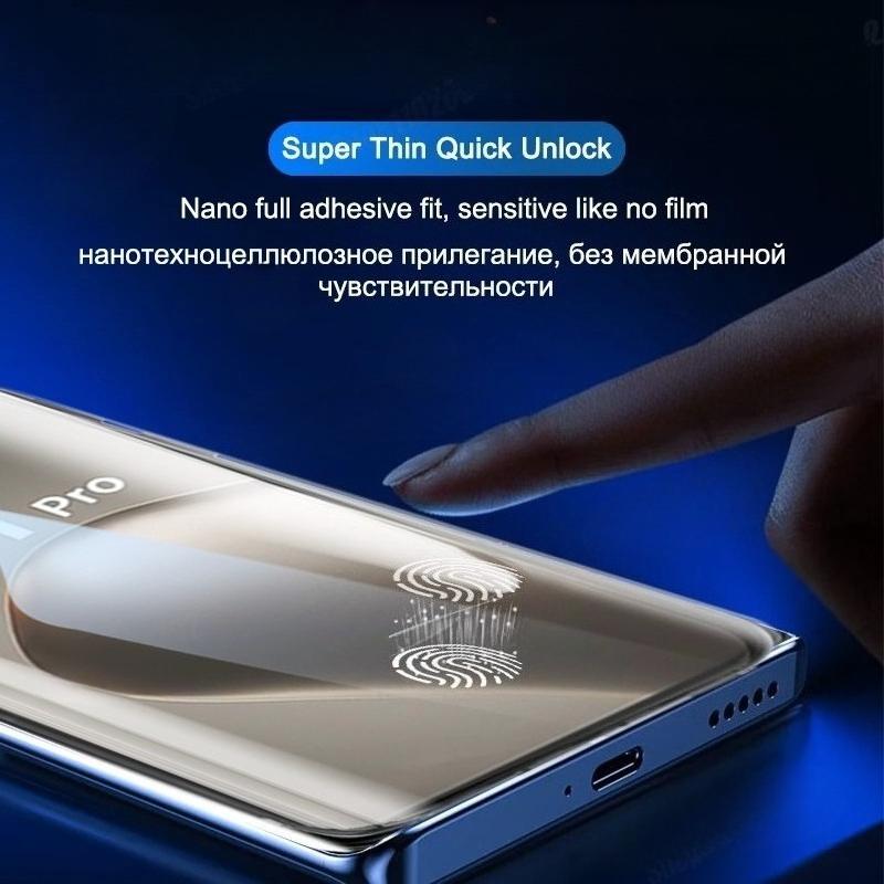 3 шт. Для Xiaomi 17 15T 14T 13T 12T 11T Redmi Note 14 13 12s 15C 12C A5 Poco C71 C75 C65 X5 K80 Pro Ультрамягкая прозрачная пленка Гидрогелевая защита экрана