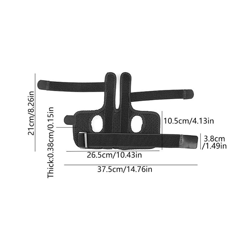 Breathable Meshes Finger Splint Protector with Enhances Ventilation for Day Comfort and Dryness During Prolonged Wear