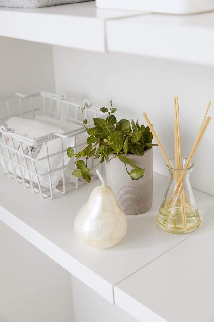 Телескопическая полка Yamazaki Jitsugyo 5325 для натяжных стержней L, белая пластина, простая полка, просто поместите ее на натяжные стержни, прибл.. Ш46.5~90XГ33XВ3см