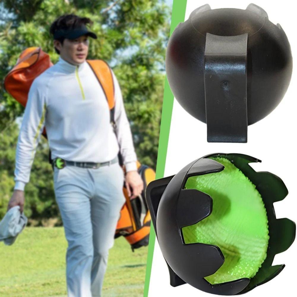 Lightweight Portable Golf Ball Washer Single Handed Design Wearable Golf Brush Gifts