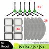Подходит для iRobot Roomba Combo j5, j5+ Plus, i5, i5+ Plus Запасные части Ролик Боковая щетка Насадки для швабры Hepa-фильтр Мешок для пыли