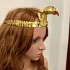 Обруч для волос Золотые пайетки Косплей Головной убор Змеи Ободки Косплей Ободки Змеи Повязка для волос Головной убор