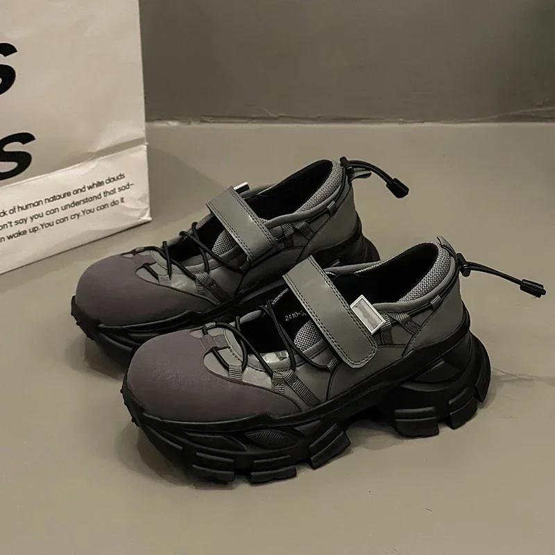 2024 Высококачественная модная обувь с толстой подошвой, полностью удобная, нескользящая, дышащая, спортивная, повседневная, износостойкая женская обувь