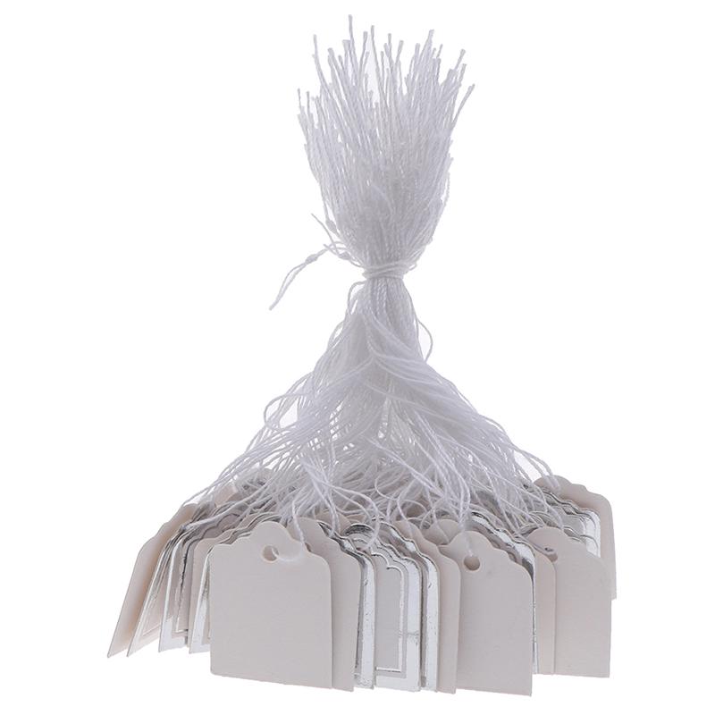 200 шт., этикетка с золотой каймой, шнурок для билетов, ювелирные изделия, ценники