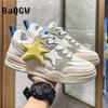 New Designer Casual Patchwork Sneakers Comfort Lace-Up Men's Skateboard Shoes 2024 Fashion Hip Hop Sneakers Men Streetwear Shoes