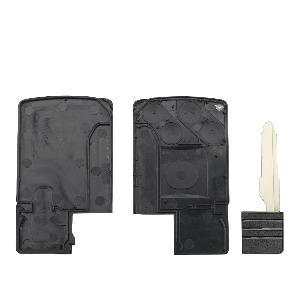 KEYYOU 4 Кнопки Для Mazda 5 6 CX-7 CX-9 RX8 Miata MX5 2004 2005 2006 2007 2008 2009 Замена Смарт-карты Брелок Корпус Ключа